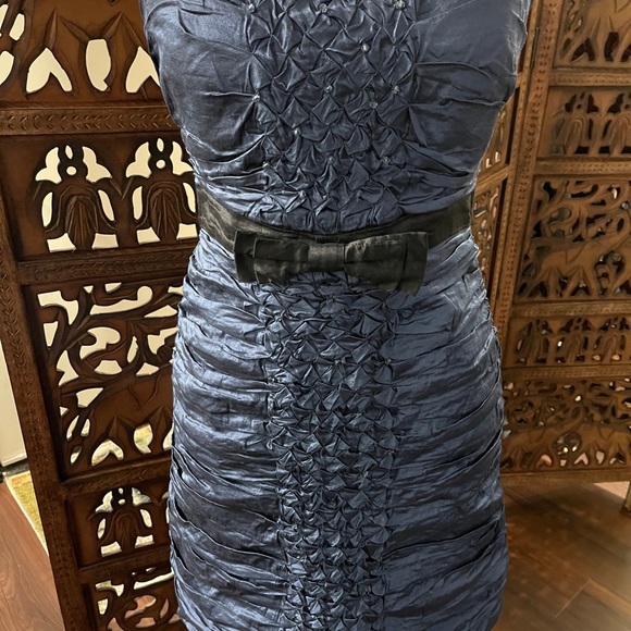 BCBG MAXAZRIA Strapless Blue Dress - Picture 2 of 7